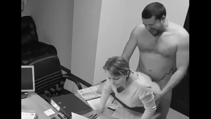 Boss Pounds Employee Doggy on Hidden Cam at the Office