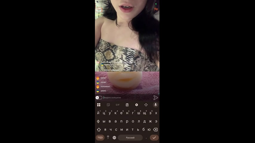 Ukrainian Hottie Flashes Tits & Pussy Reacting to Dicks on Omegle Chatroulette
