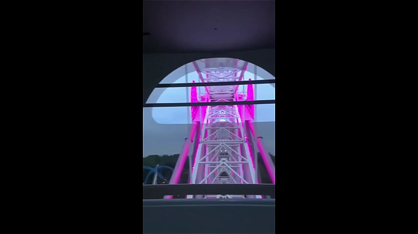 Russian Slut Deepthroats Cock on Ferris Wheel